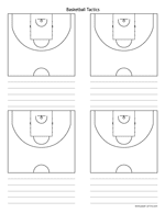 basketball tactics diagram letter preview