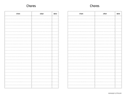 chores chart 2x letter preview