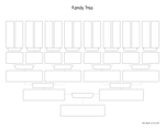 family tree chart letter landscape preview